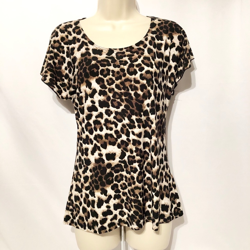 Susie In The City Women’s Leopard Print T-Shirt S